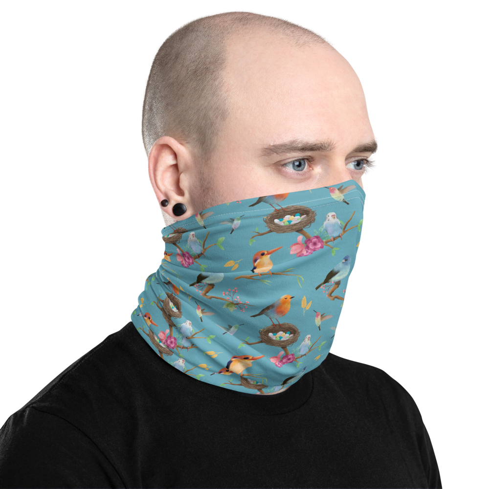 Wingspan (Blue) Inspired Unisex Neck Gaiter/ Face Mask