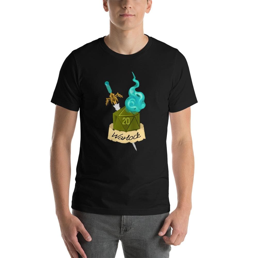 Warlock Fantasy RPG D20 Character Class Unisex T-Shirt