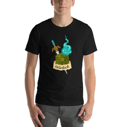 Warlock Fantasy RPG D20 Character Class Unisex T-Shirt