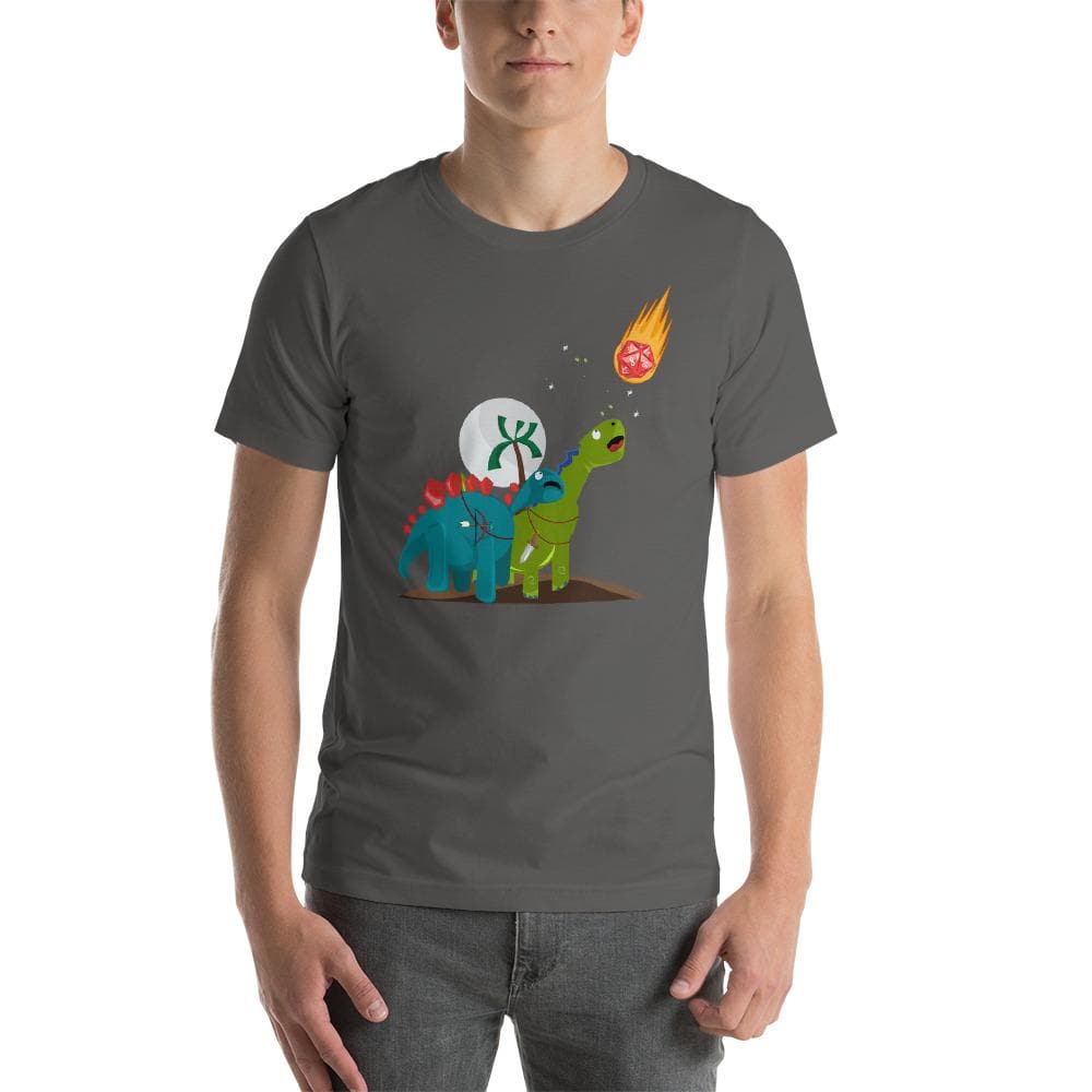 Dinosaur D20 Crit Hit Dungeon RPG Unisex T-Shirt