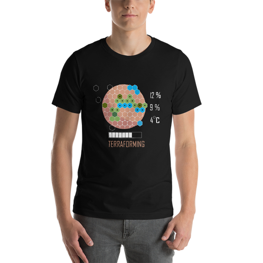 16 Bit Terraforming Mars Unisex T-Shirt