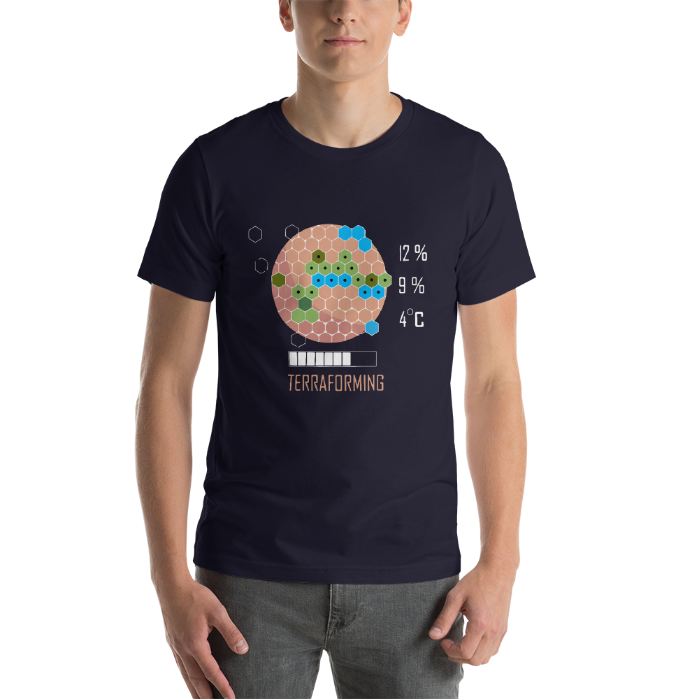16 Bit Terraforming Mars Unisex T-Shirt