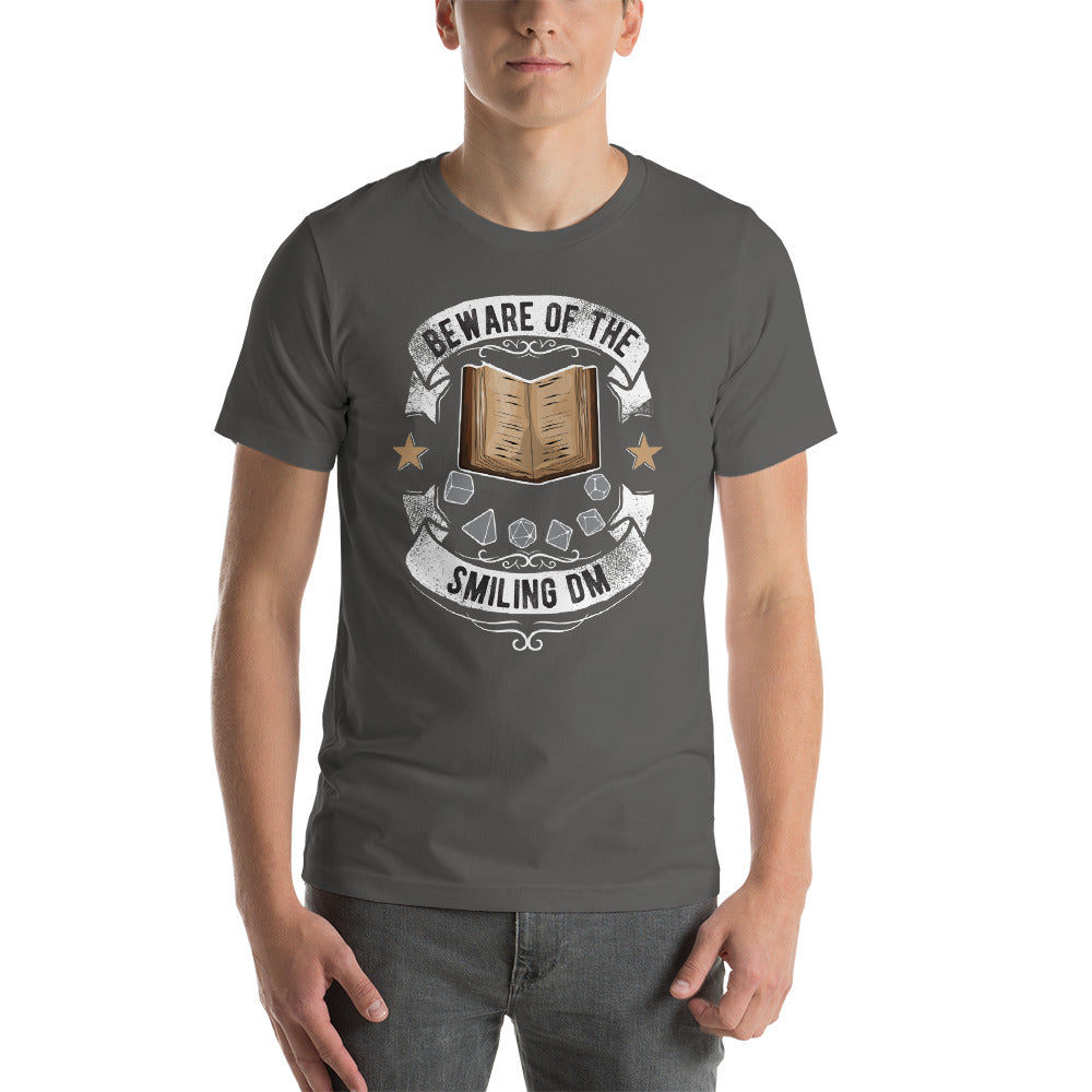 Beware the Smiling DM Dungeon RPG Unisex T-Shirt