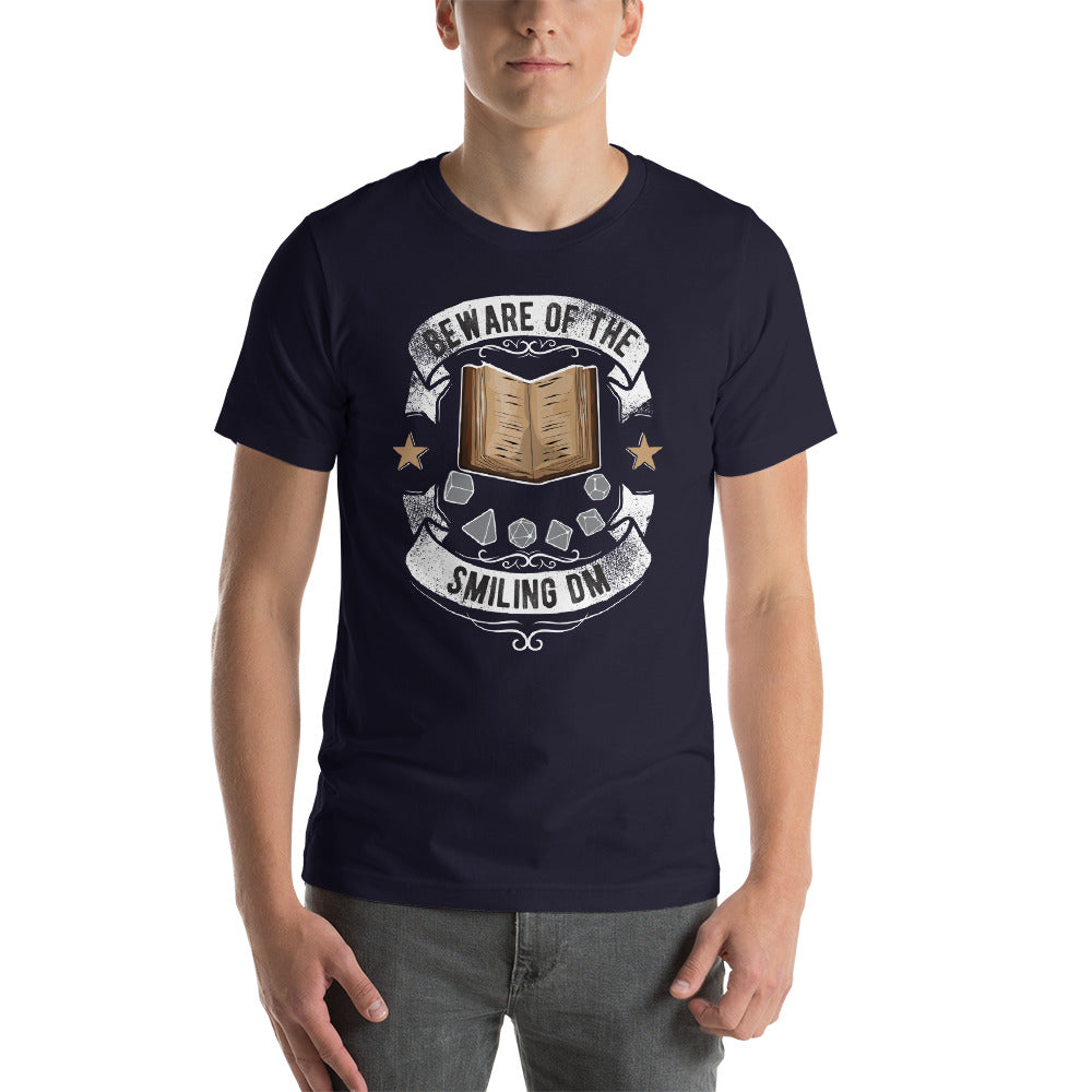 Beware the Smiling DM Dungeon RPG Unisex T-Shirt