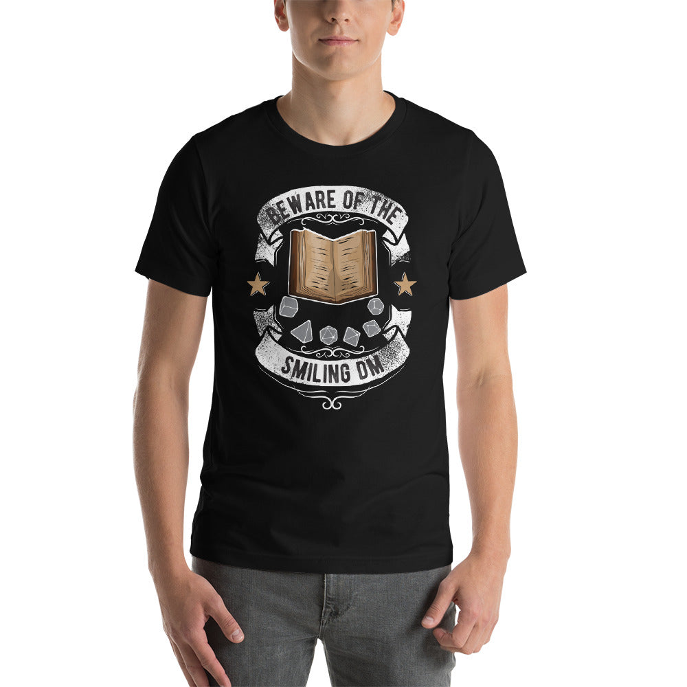 Beware the Smiling DM Dungeon RPG Unisex T-Shirt