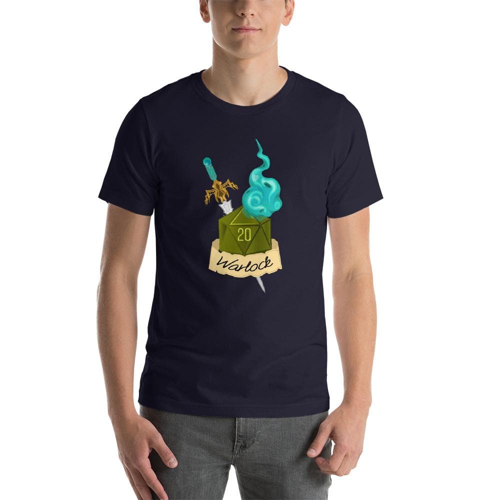 Warlock Fantasy RPG D20 Character Class Unisex T-Shirt