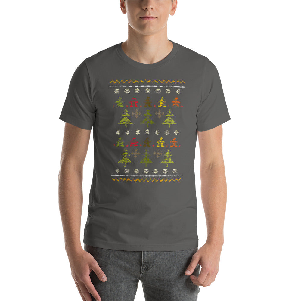 Meeple Christmas Sweater Festive Unisex T-Shirt