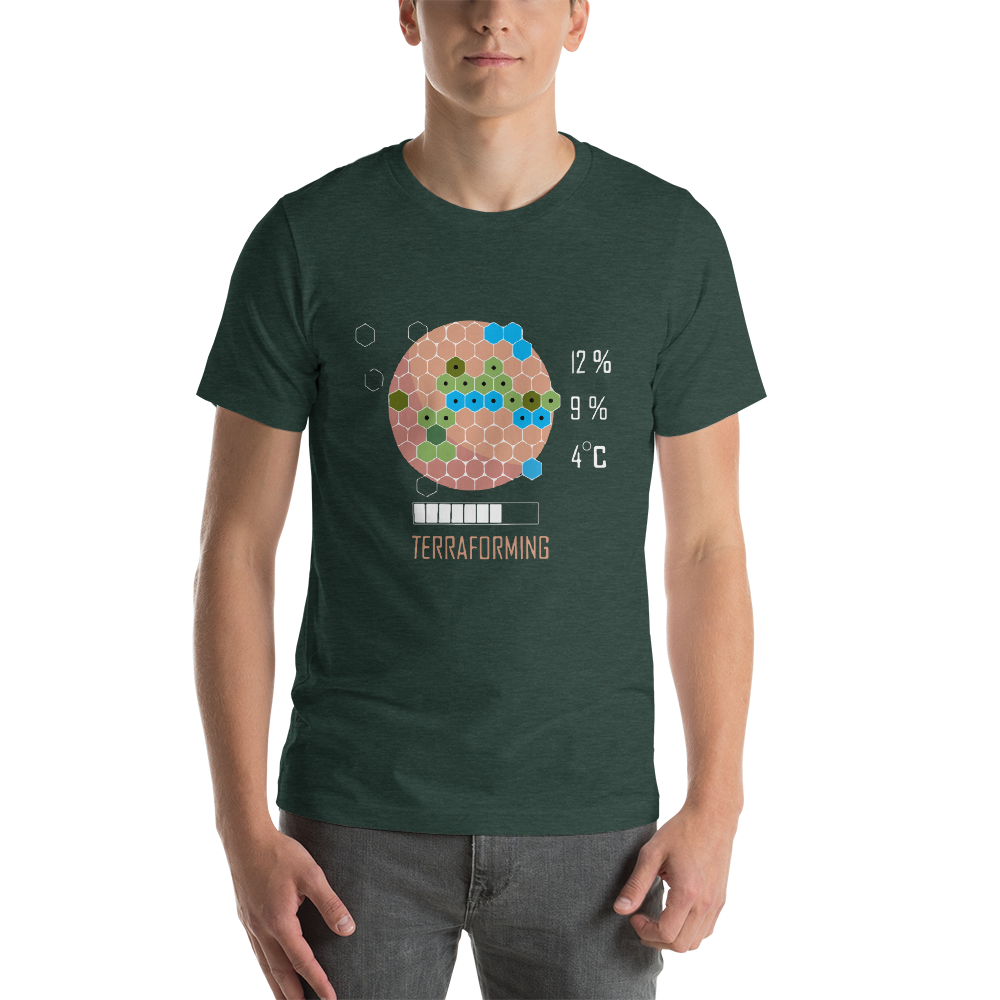 16 Bit Terraforming Mars Unisex T-Shirt