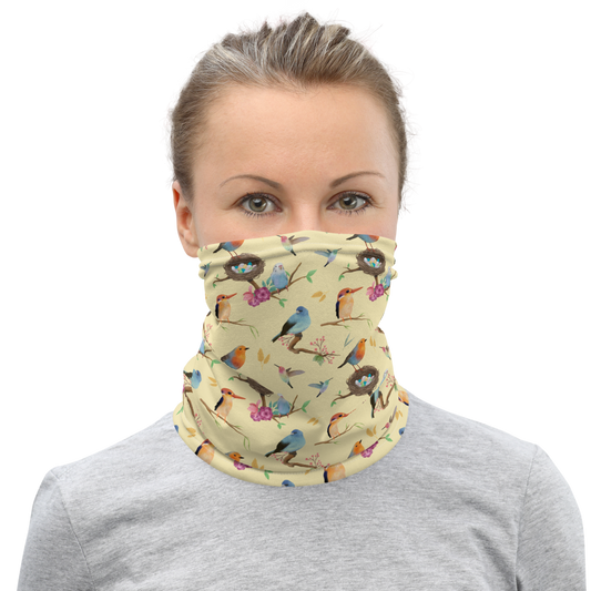 Wingspan (Yellow) Inspired Unisex Neck Gaiter/ Face Mask