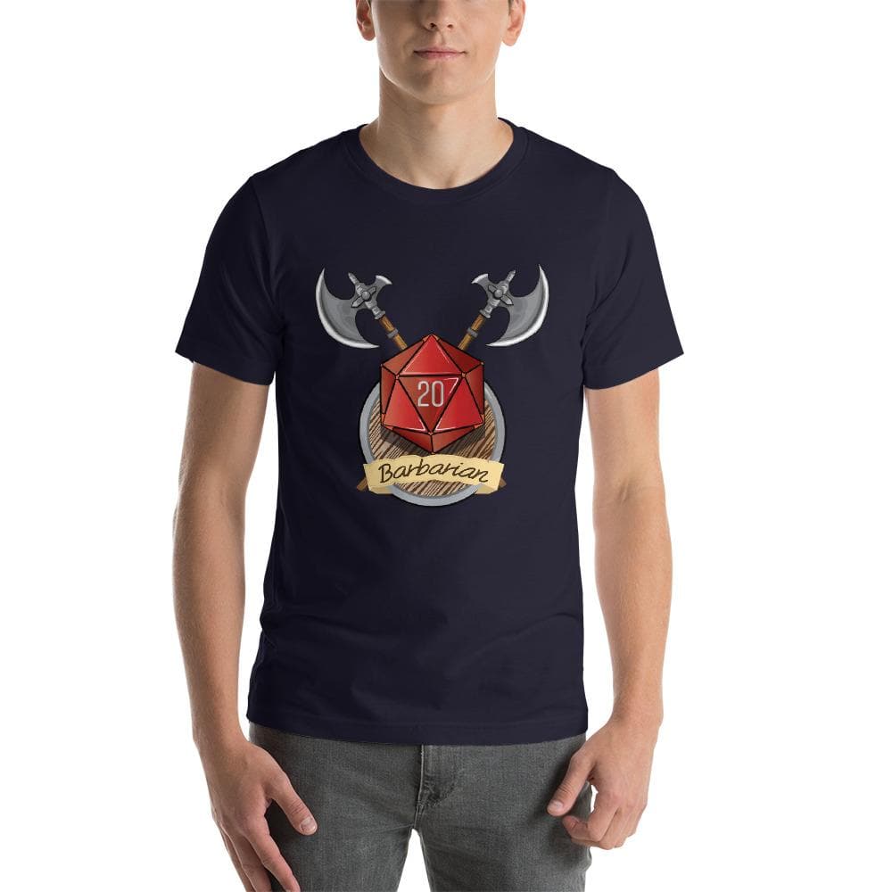 Barbarian Fantasy RPG D20 Character Class Unisex T-Shirt