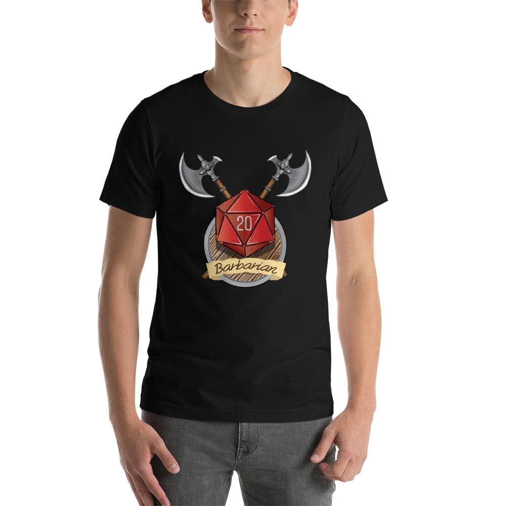 Barbarian Fantasy RPG D20 Character Class Unisex T-Shirt