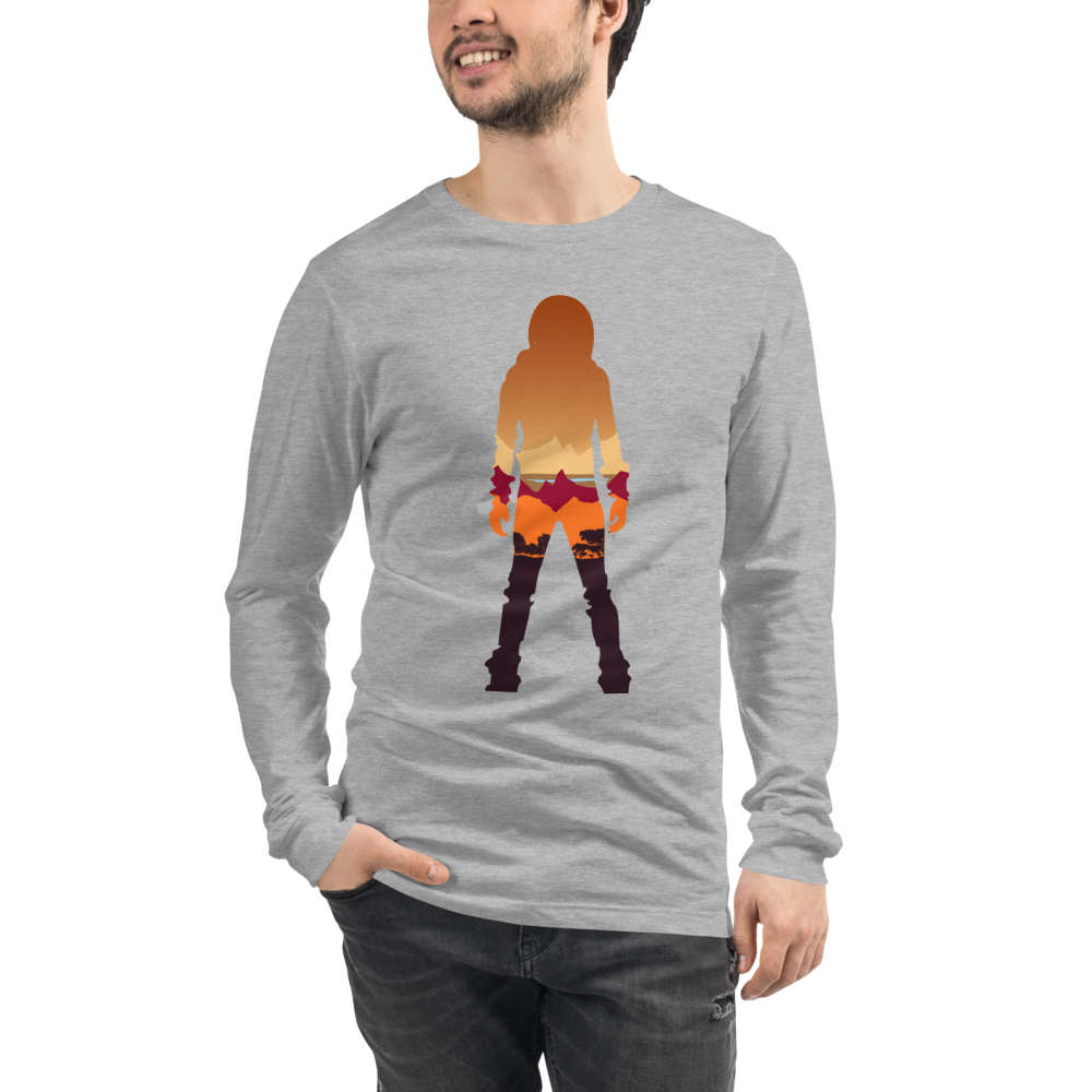 Terraforming Mars/ On Mars Silhouette Unisex Long Sleeve T-Shirt