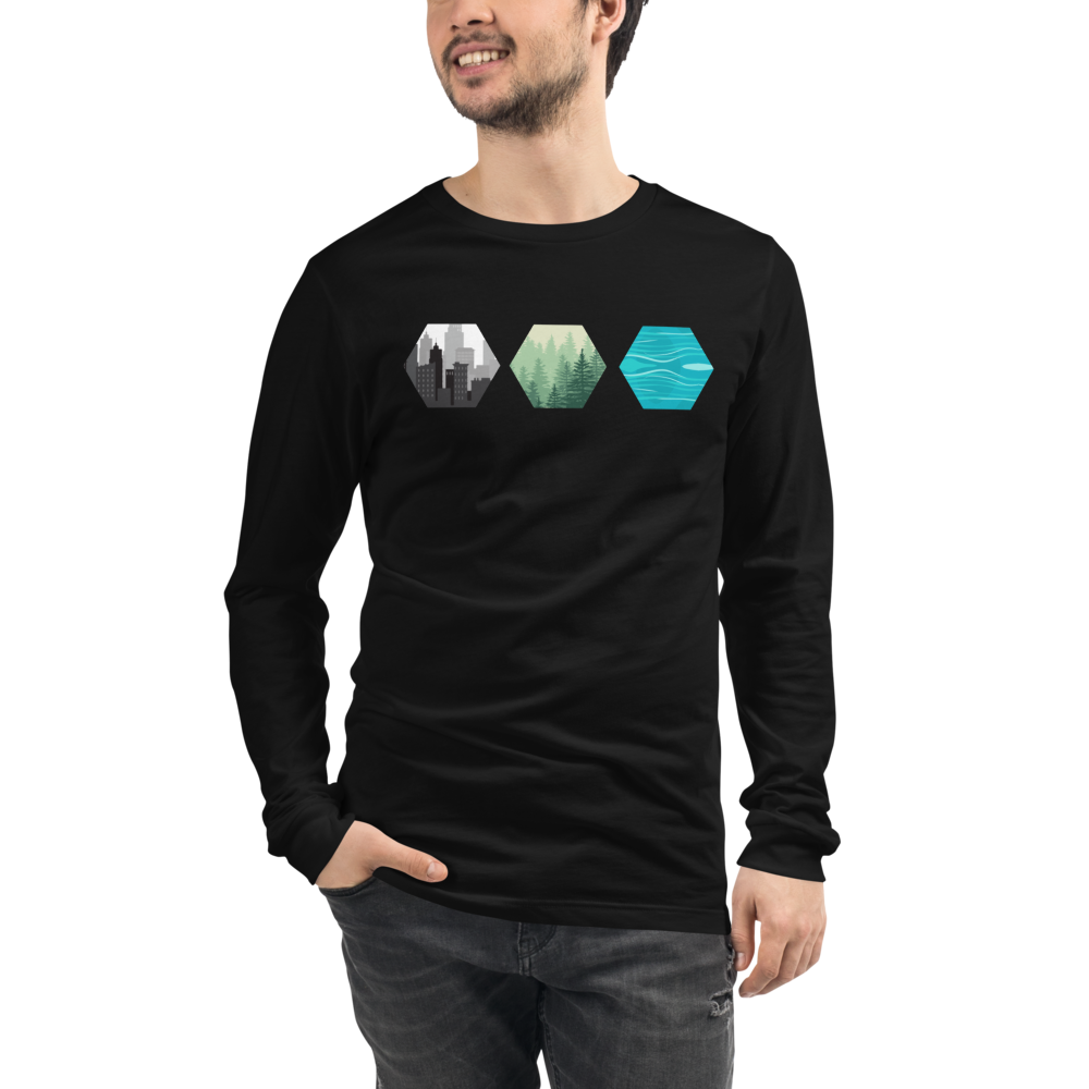 Terraforming Mars Resource Tiles Unisex Long Sleeve T-Shirt
