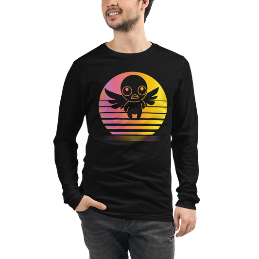 The Binding of Isaac Synthwave Unisex Long Sleeve T-Shirt