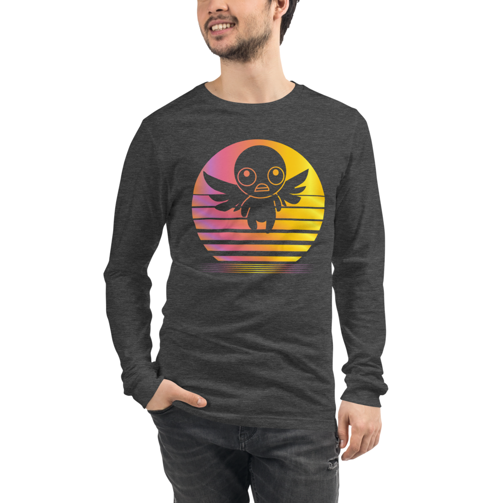The Binding of Isaac Synthwave Unisex Long Sleeve T-Shirt