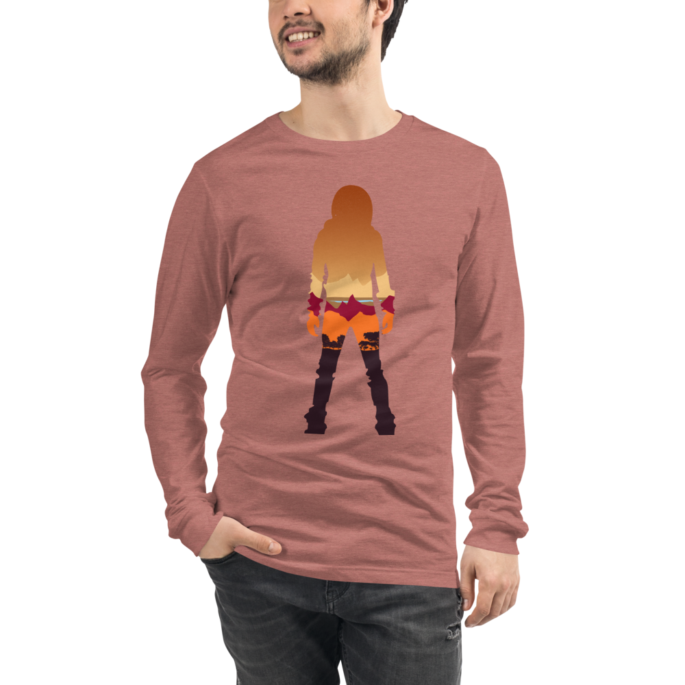 Terraforming Mars/ On Mars Silhouette Unisex Long Sleeve T-Shirt