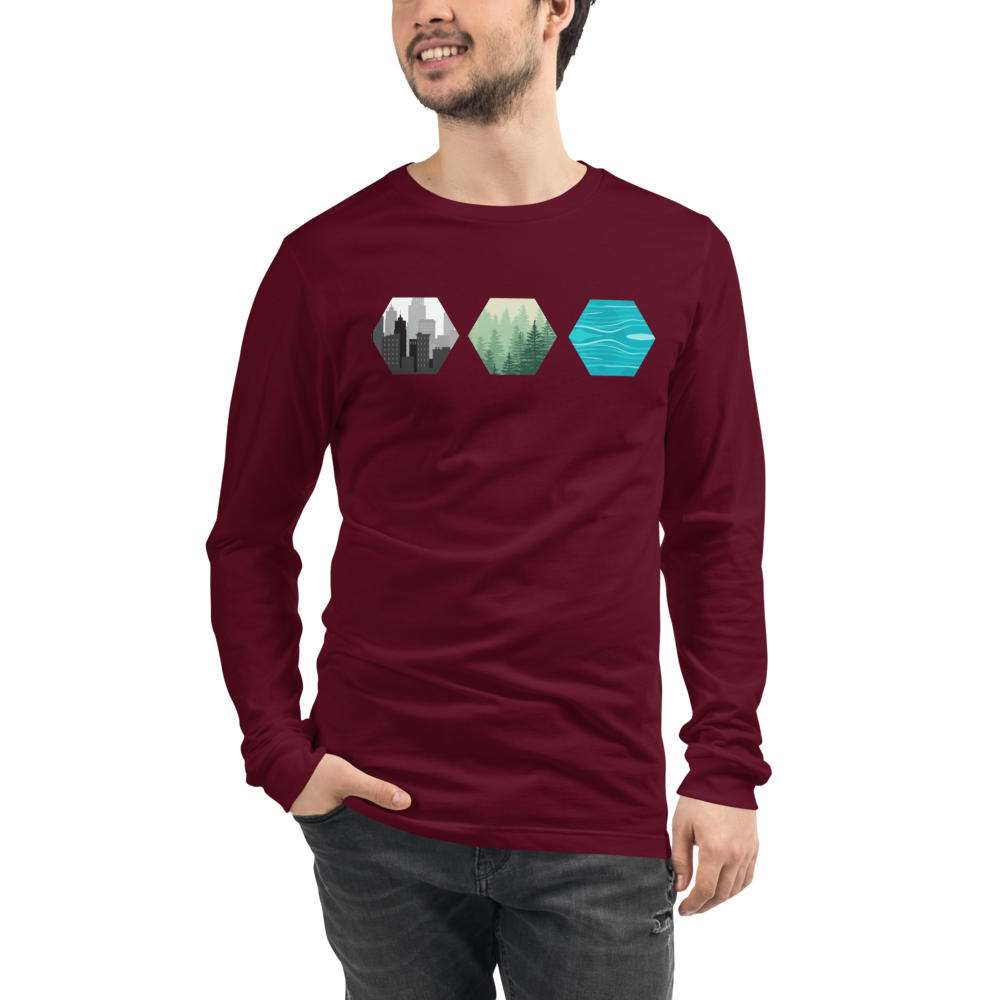Terraforming Mars Resource Tiles Unisex Long Sleeve T-Shirt