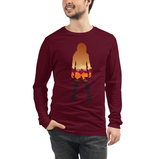 Terraforming Mars/ On Mars Silhouette Unisex Long Sleeve T-Shirt