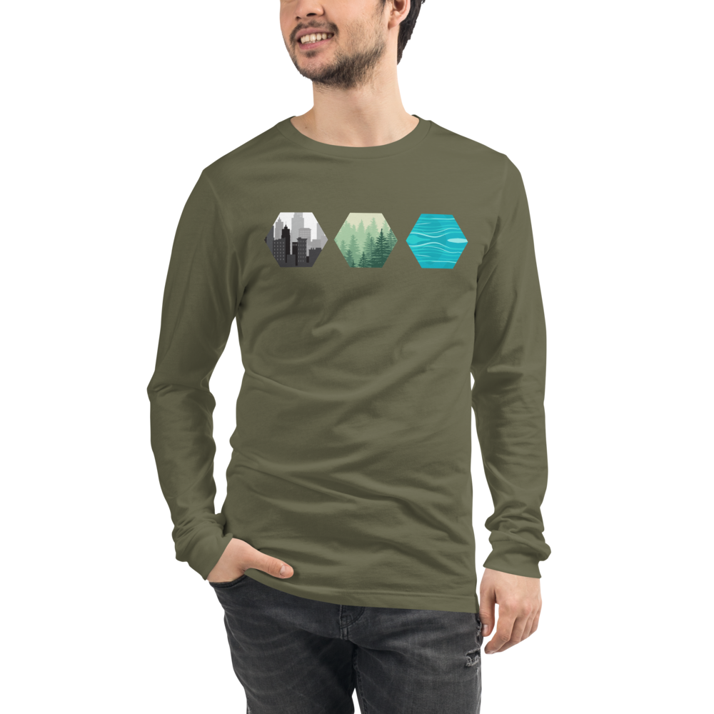 Terraforming Mars Resource Tiles Unisex Long Sleeve T-Shirt