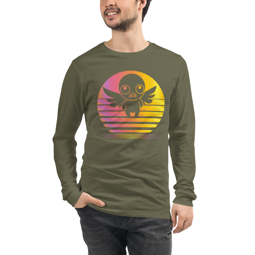 The Binding of Isaac Synthwave Unisex Long Sleeve T-Shirt
