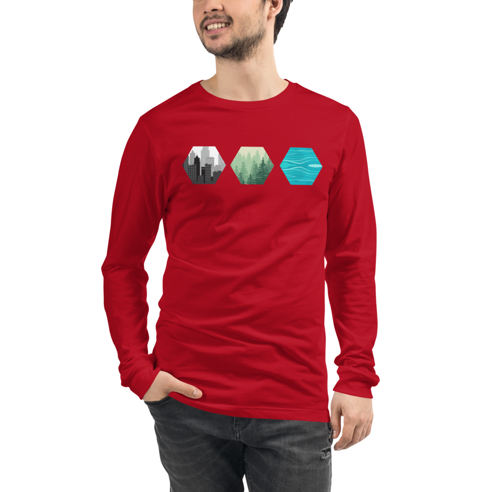 Terraforming Mars Resource Tiles Unisex Long Sleeve T-Shirt