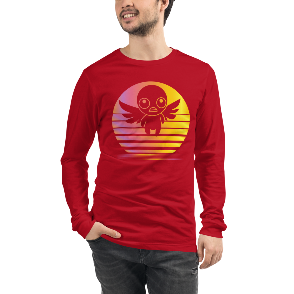 The Binding of Isaac Synthwave Unisex Long Sleeve T-Shirt