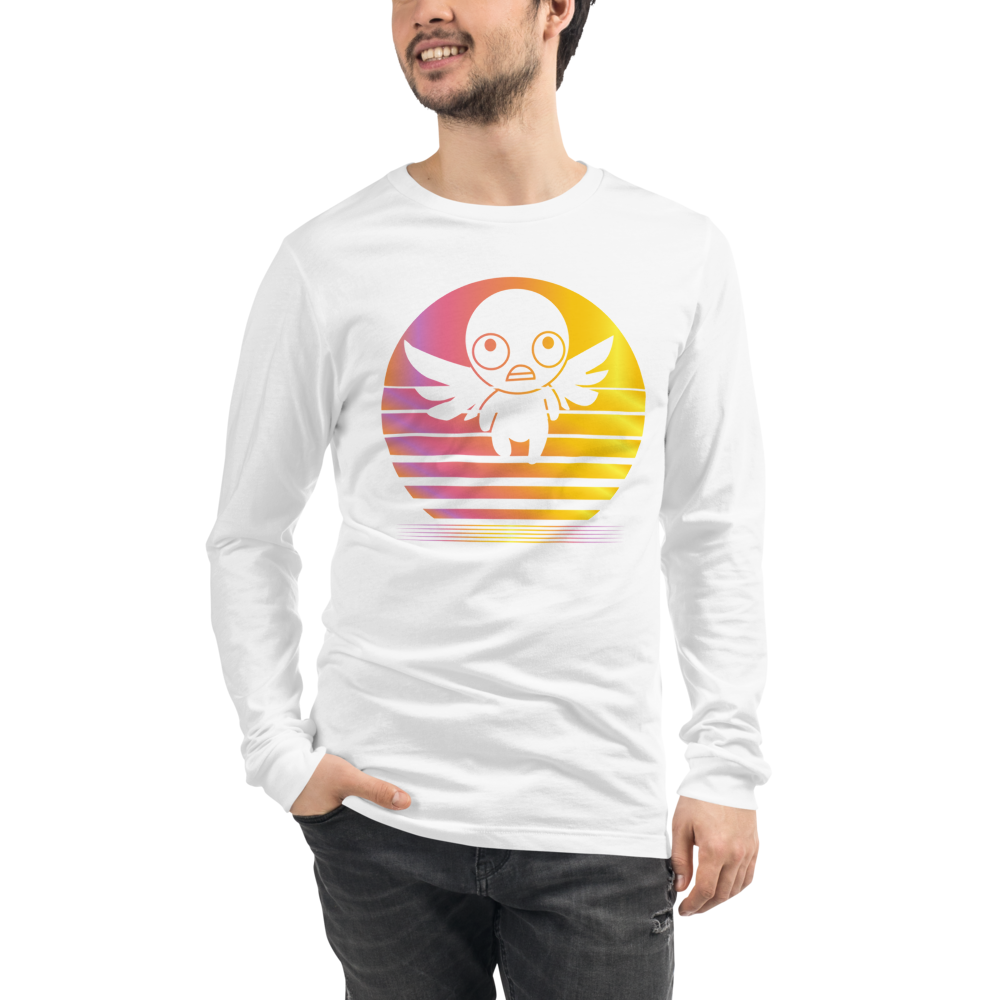 The Binding of Isaac Synthwave Unisex Long Sleeve T-Shirt
