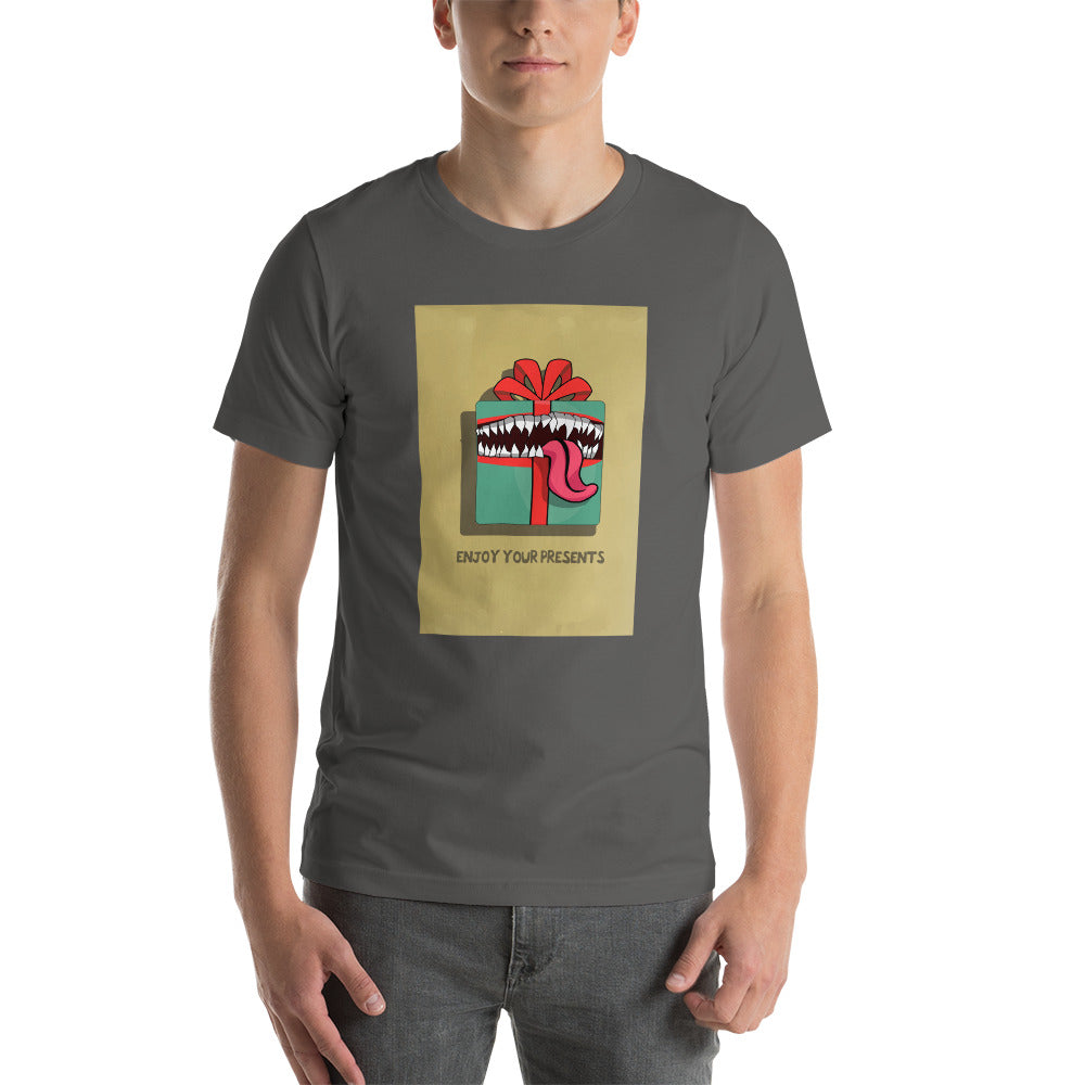 Enjoy Your Presents Mimic Christmas Dungeon RPG Unisex T-Shirt