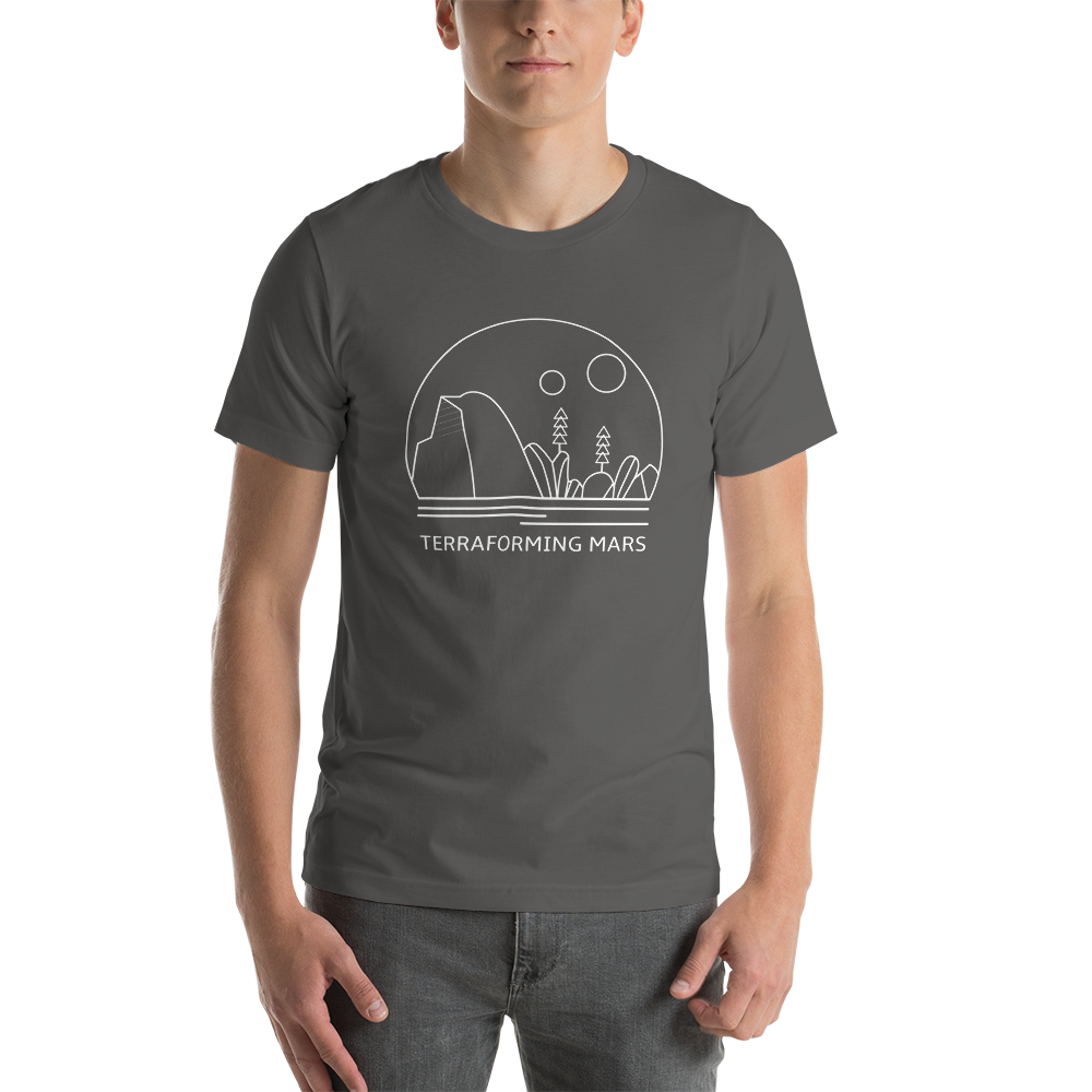 Terraforming Mars Minimalist Line Unisex T-Shirt