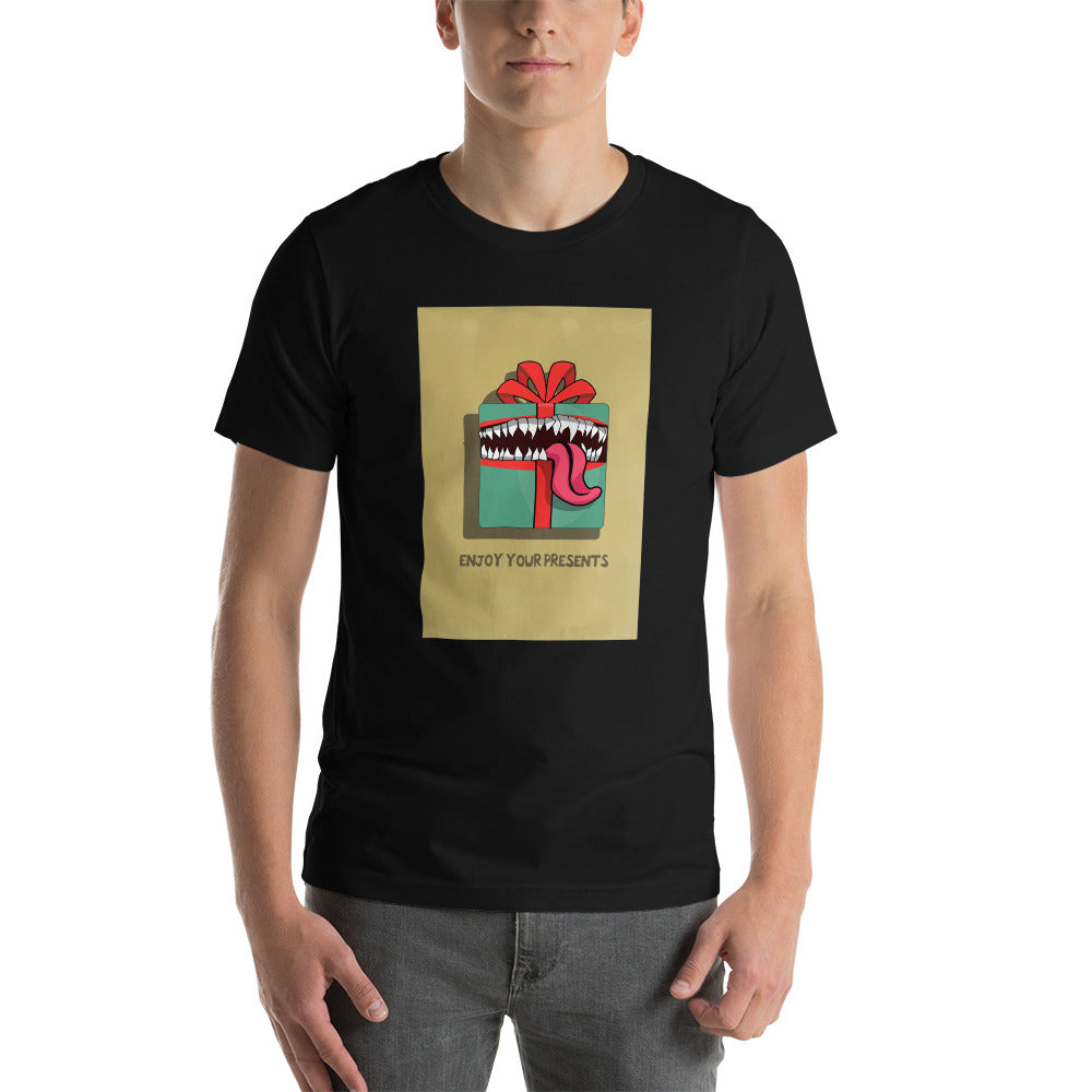 Enjoy Your Presents Mimic Christmas Dungeon RPG Unisex T-Shirt
