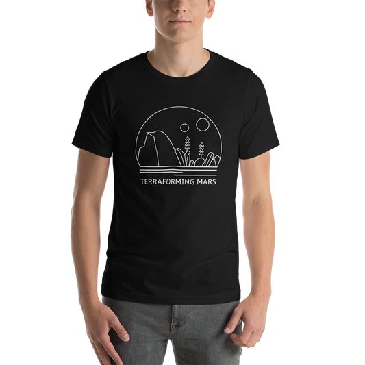 Terraforming Mars Minimalist Line Unisex T-Shirt