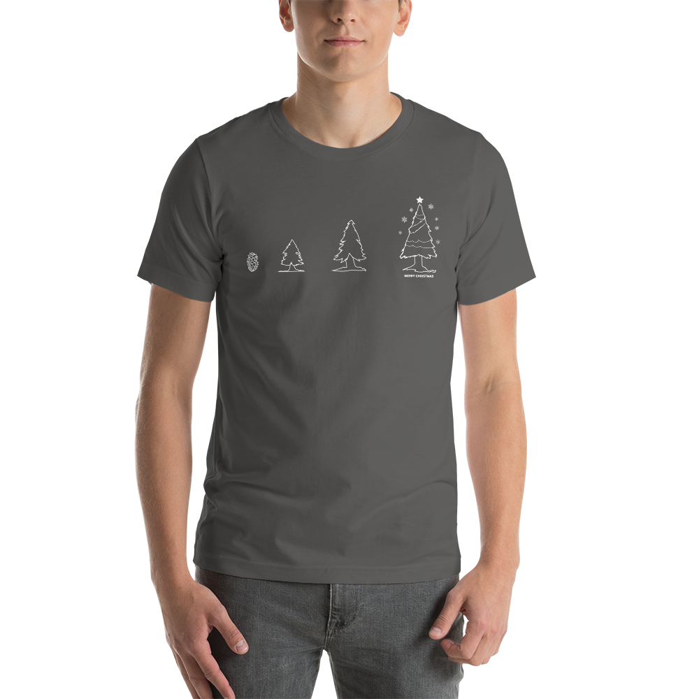 Photosynthesis Christmas Tree Evolution Festive Unisex T-Shirt