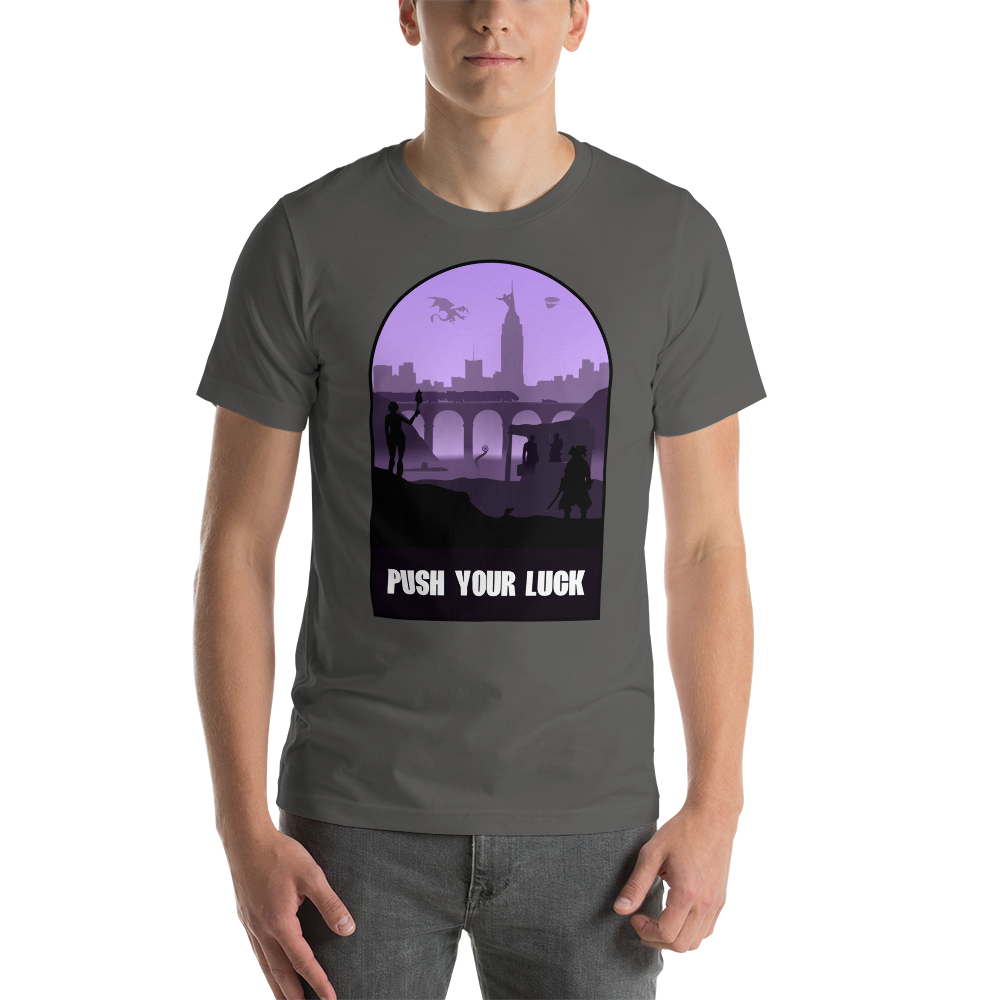 Push Your Luck Board Game Mechanic Unisex T-Shirt