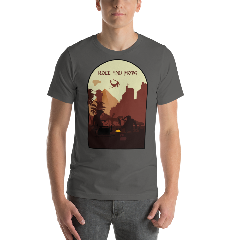 Roll and Move Board Game Mechanic Unisex T-Shirt