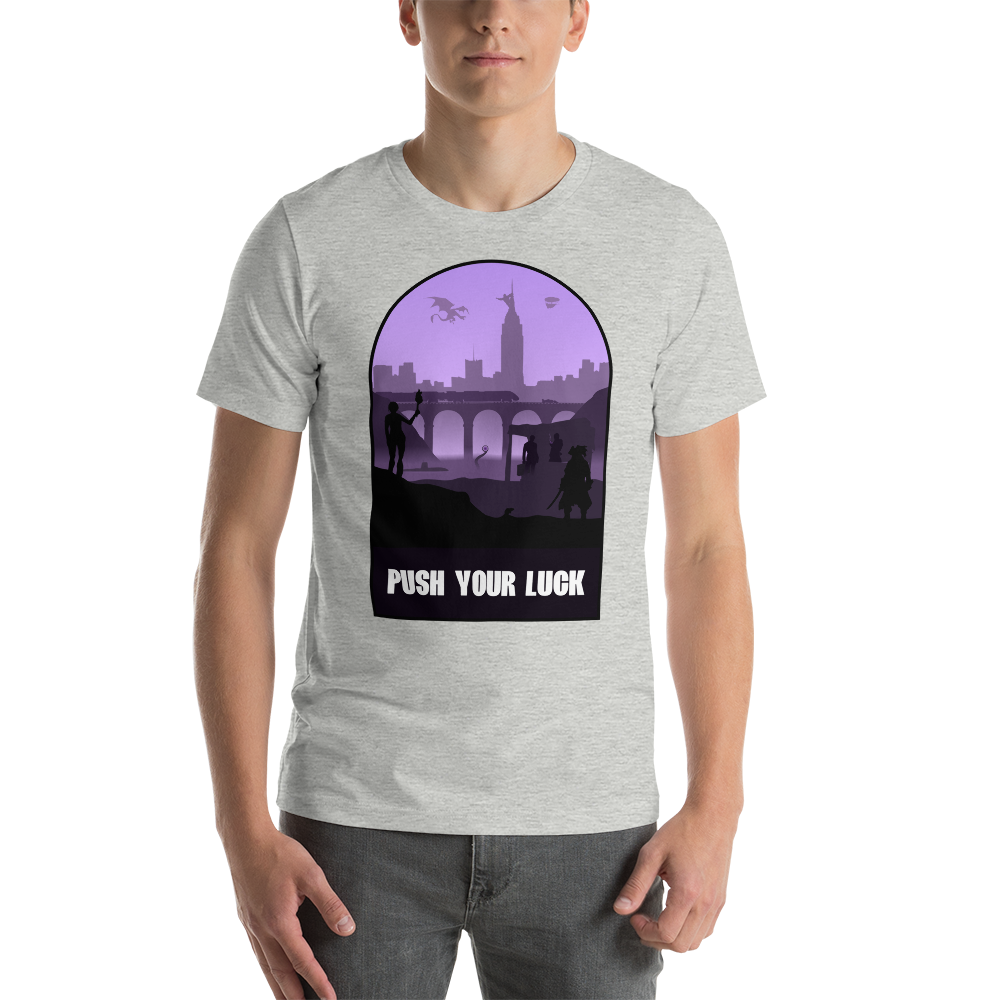 Push Your Luck Board Game Mechanic Unisex T-Shirt