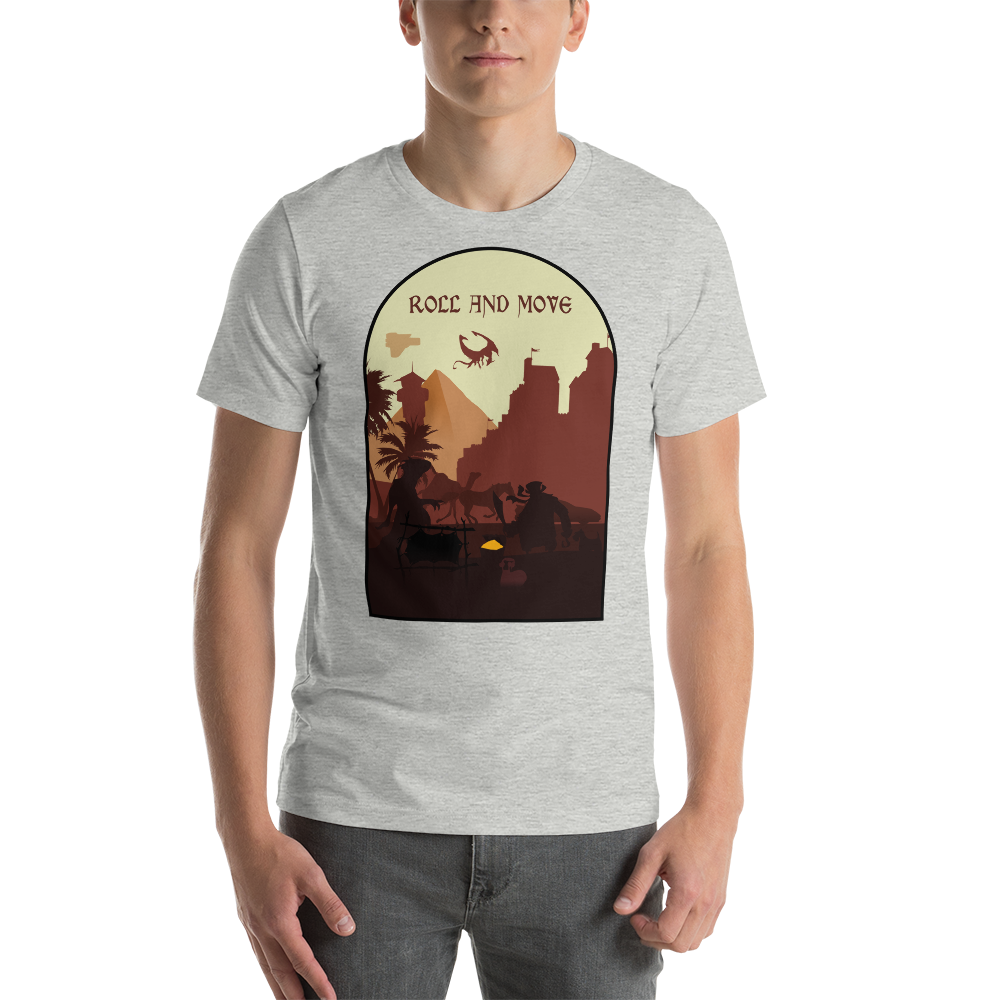 Roll and Move Board Game Mechanic Unisex T-Shirt