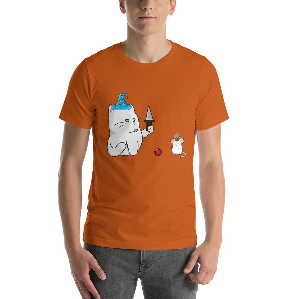 Cat and Mouse Adventure Party Dungeon RPG Unisex T-Shirt