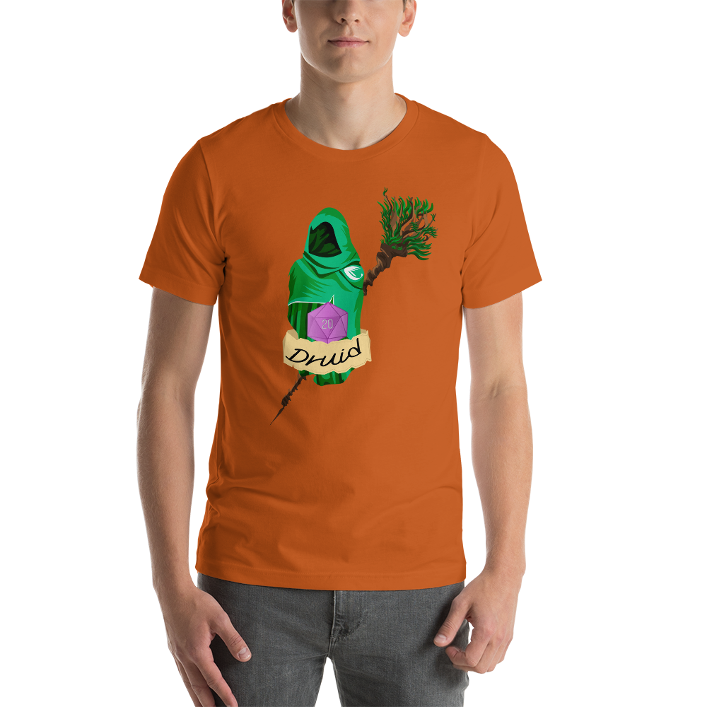 Druid Fantasy RPG D20 Character Class Unisex T-Shirt