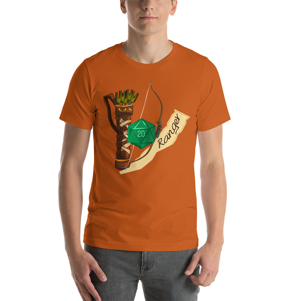 Ranger Fantasy RPG D20 Character Class Unisex T-Shirt