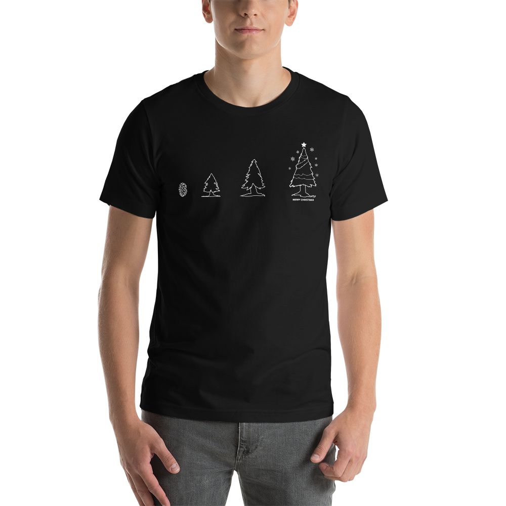Photosynthesis Christmas Tree Evolution Festive Unisex T-Shirt
