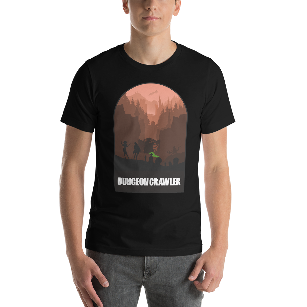 Dungeon Crawler Board Game Mechanic Unisex T-Shirt