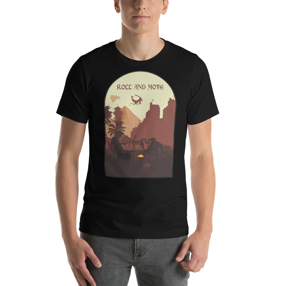 Roll and Move Board Game Mechanic Unisex T-Shirt