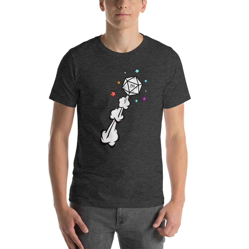 D20 Dice Explosion Dungeon RPG Unisex T-Shirt