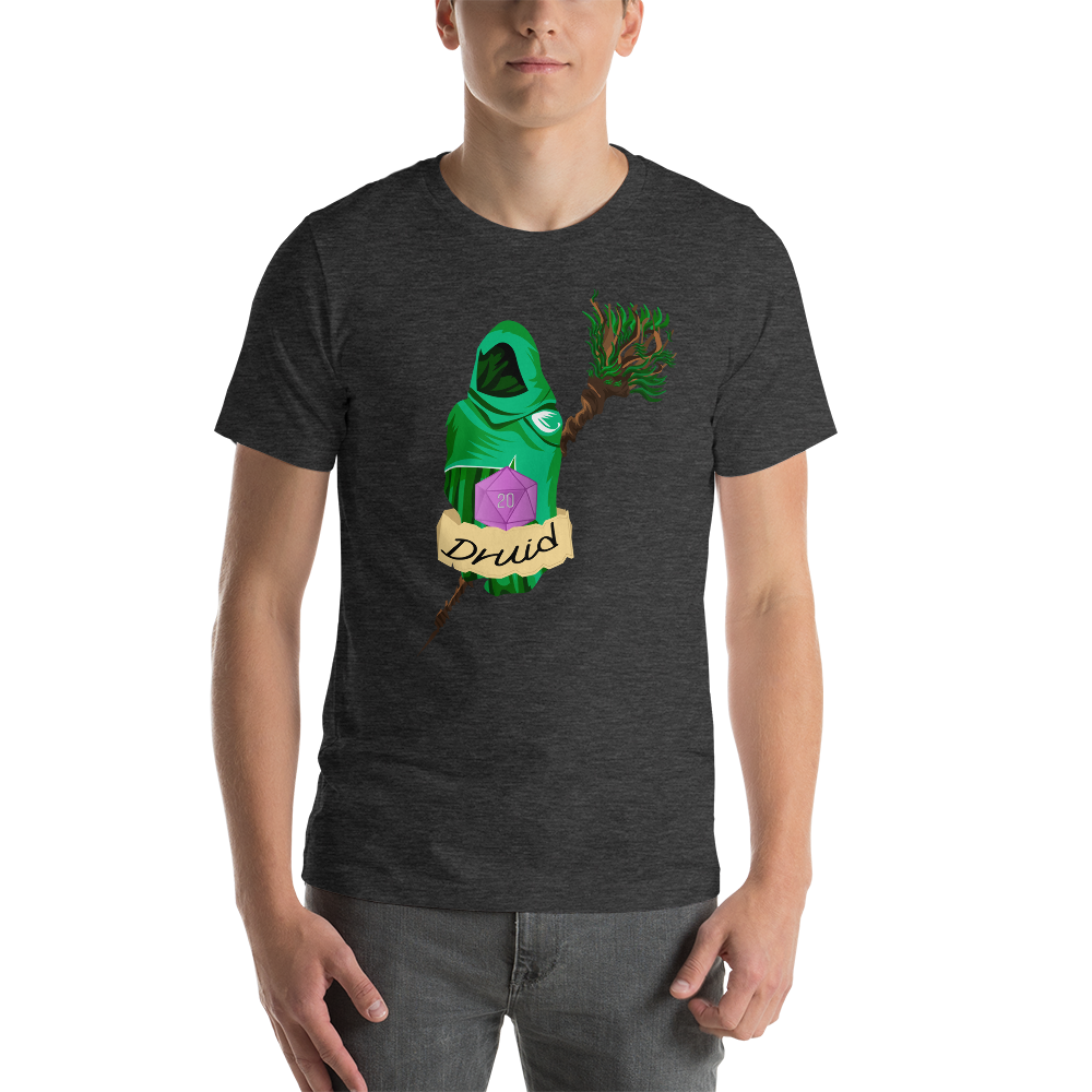 Druid Fantasy RPG D20 Character Class Unisex T-Shirt