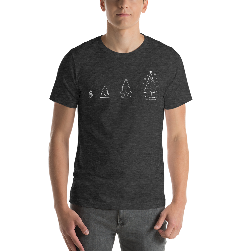 Photosynthesis Christmas Tree Evolution Festive Unisex T-Shirt