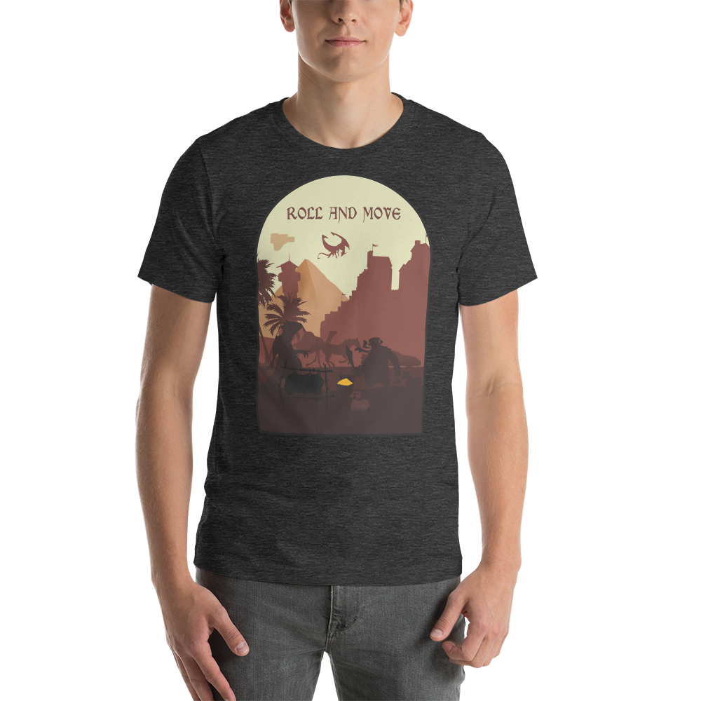 Roll and Move Board Game Mechanic Unisex T-Shirt