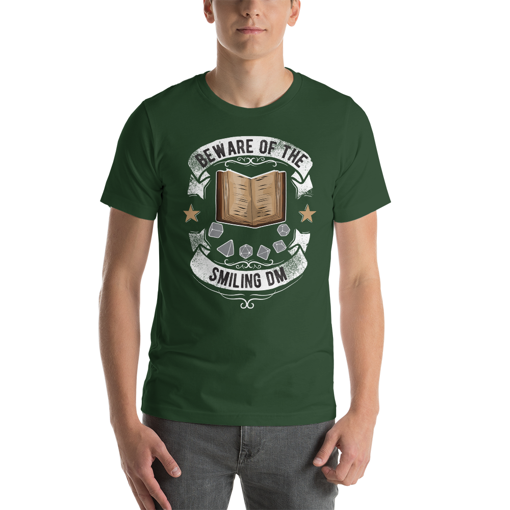 Beware the Smiling DM Dungeon RPG Unisex T-Shirt
