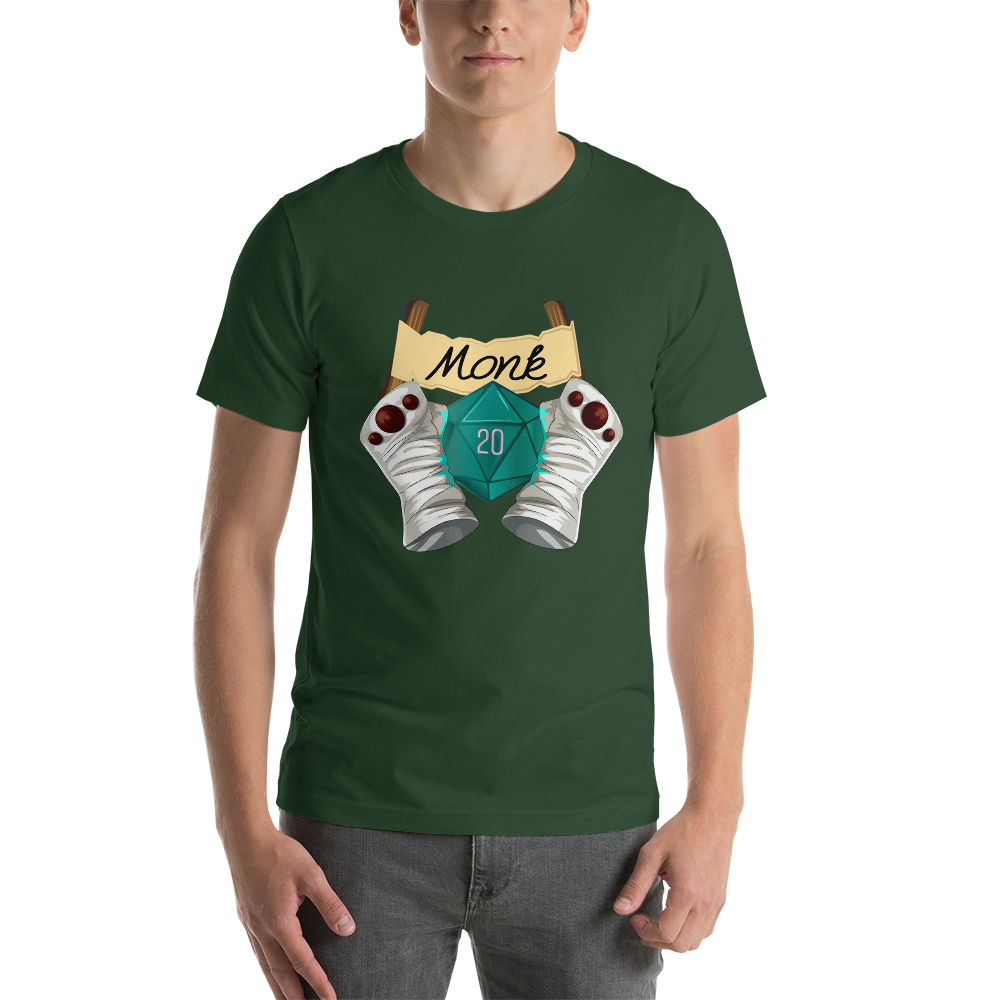 Monk Fantasy RPG Character class Unisex T-Shirt