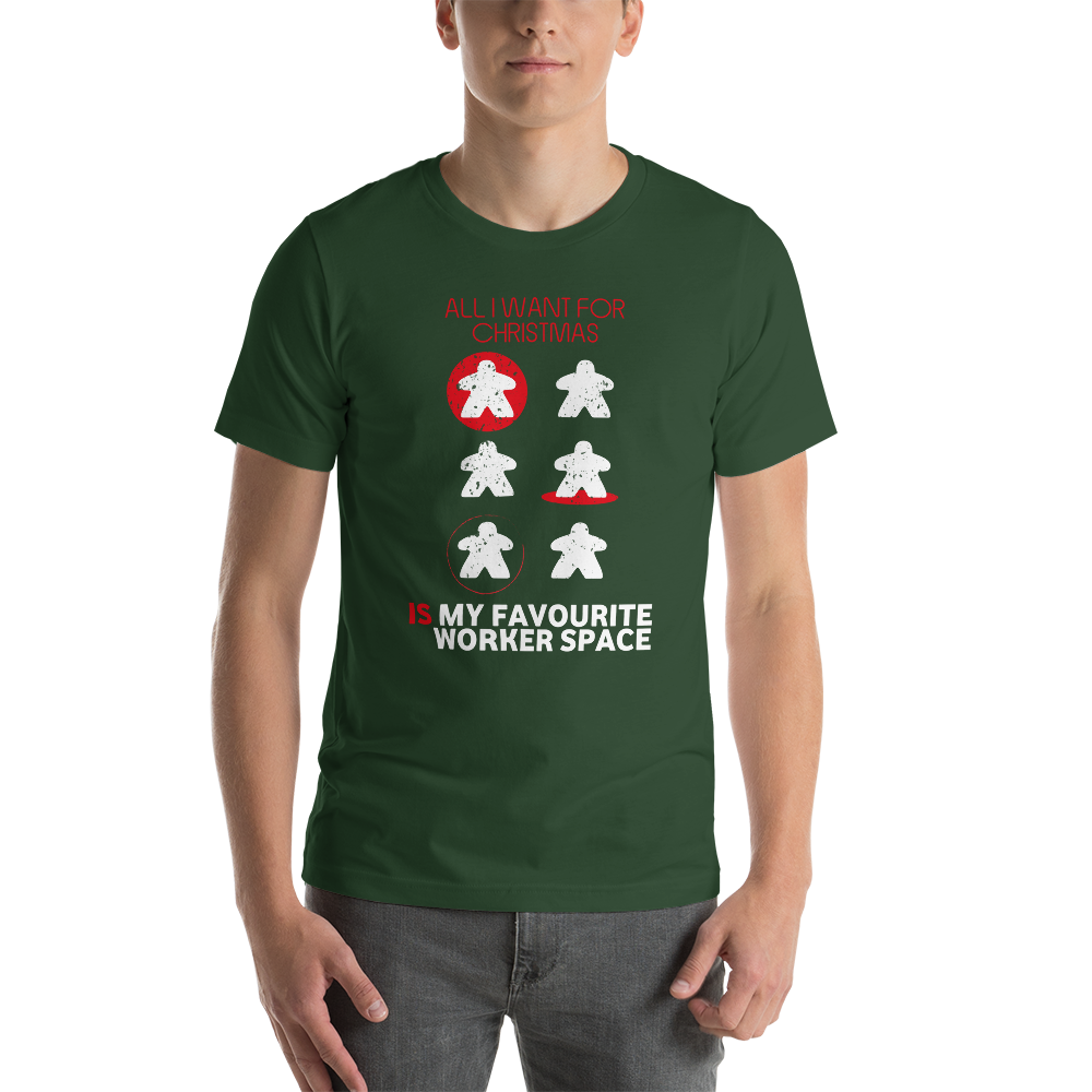 All I Want For Christmas Is My Favourite Worker Space - Christmas Unisex T-Shirt