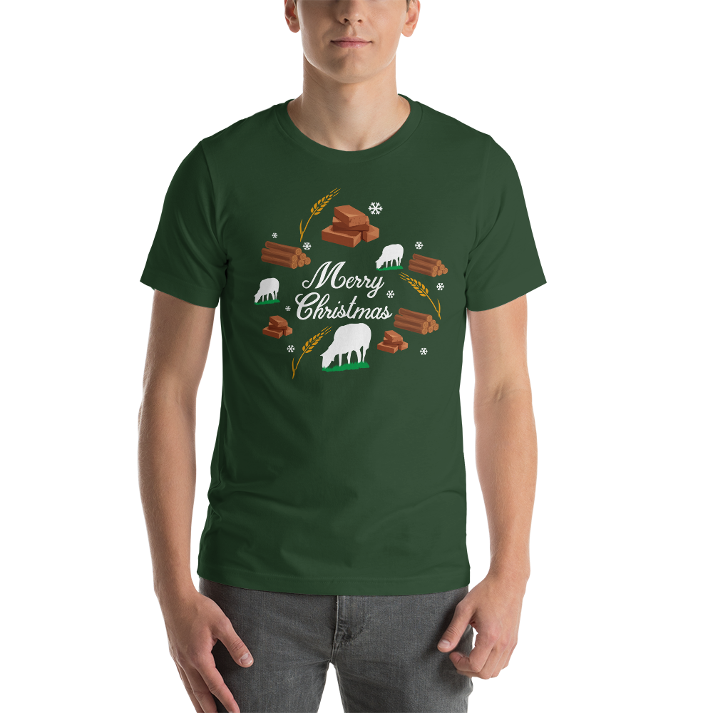 Merry Christmas Catan Resource Festive Unisex T-Shirt